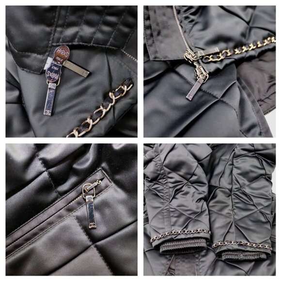 CHANEL 40 COCO BLACK NEIGE PUFFER COAT 31 RUE CAMBON METIERS D'ART 2019/20 - Picture 11 of 14